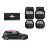 Tapetes 4pz Charola 3d Logo Mini John Cooper  2024 A 2027