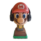 Suporte Para Fone Mario Bros Headphone Headset 