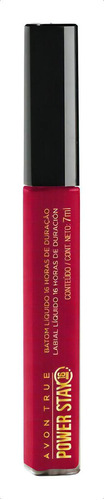 Avon Labial Liquido Power Stay Mate Intransferible Dura 16hs Acabado Mate Color Resilient Red