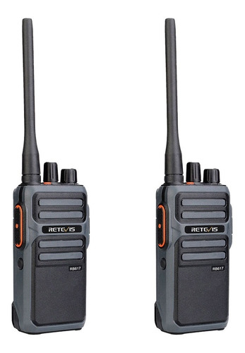 2 Radios Retevis Walkie Talkie Rb617, Tipo Cargador, 4400 Ma