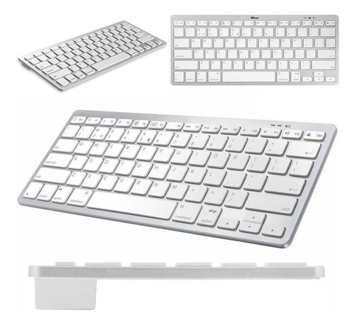 Teclado Bluetooth Para iPad Mini 5 - Branco