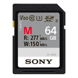Tarjeta De Memoria Sony Sf-m64  Series 64gb