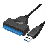 Cable Adaptador Usb 3.0 A Sata Iii Para 2.5 A 6gbps Negro