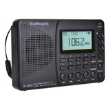 Equipo De Radio Bluetooth Portátil Am/fm/sw/bt/tf Hrd-603