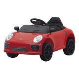 Carro Elétrico Mini Porshe Esportivo Bang Toys 12v Vermelho