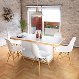 Mesa Comedor Cocina Hogar Moderna Rectangular 140 