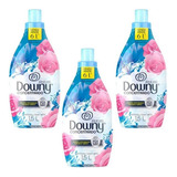 Kit 3 Amaciante Downy Concentrado 1,5 Litros Brisa De Verão