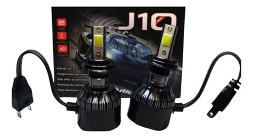 Kit Cree Led J10 H7 H1 H3 H11 9005 9006 12/24v 22.000lm Dyl