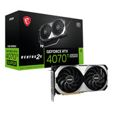 Tarjeta De Video Msi Geforce Rtx 4070 Ti Super 16g Ventus 2x Oc 16gb Gddr6x