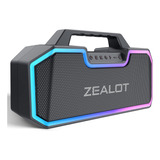Zealot Altavoces Bluetooth Inalámbricos De 80 W Con Doble Em Color Rojo - Negro 110v