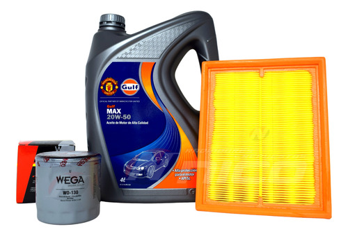 Filtros+aceite Gulf Max20w-50 Chevrolet Corsa,agile 1.4/6 8v