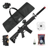 Rifle Cm505 Airsoft Aeg + Capa Red Dot Muzzle Brake Bbs 0.20