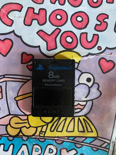 Memory Card Playstation 2 Original Negra Black Ps2 Jet Black
