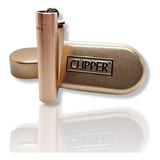 Clipper Metalico Rosa Mate / Estuche / Envio G.