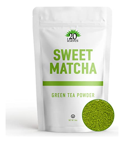 Polvo De Matcha Dulce Japonés - Polvo De Té Verde Endulzado