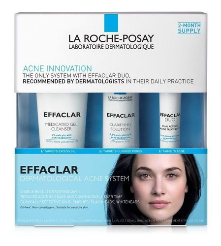 La Roche Posay Tratamiento Dermatológico Contra Acné 3 Pasos