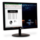 Monitor Led 19 Widescreen Com Hdmi | Gt Cor Preto 110v/220v