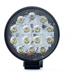 Faro Redondo 14 Led 42w 12v 24v Slim Niebla Blanco Jeep 4x4