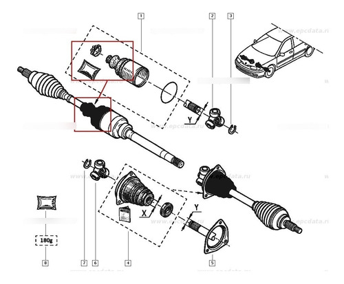 Goma Fuelle Guardapolvo Triceta Mazda 3 - 6 - 626 - 323 Foto 7