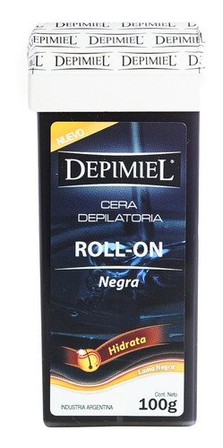 Depimiel Cera Depilatoria Roll On Descartable Negra 100g