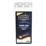 Depimiel Cera Depilatoria Roll On Descartable Negra 100g