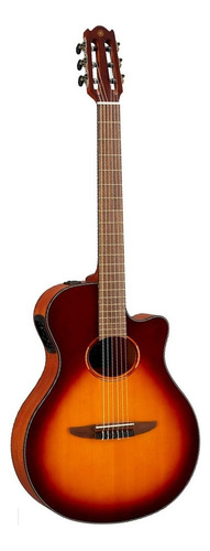 Guitarra Clásica Yamaha Nx Ntx1 Para Diestros Brown Sunburst Brillante