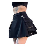 Falda Moda Alternativa Gótica Punk Dark Asiática