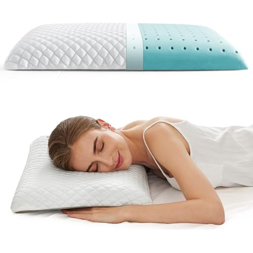 Almohada De Gel Frío De Espuma Viscoelástica, Almohada Suave