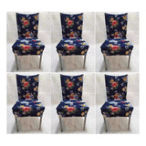 Forros Para Silla 01 Pack X 6 Para Comedor  45x65 Cm