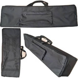 Capa Bag Para Teclado Roland Vr09 Nylon Master Luxo Preto