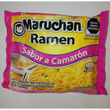 Sopa Maruchan Ramen Sabor Camaron 85g Fideos Instantaneos 3'