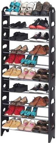 Rack Zapatera 10 Niveles 30 Pares Zapatos Facil Practico