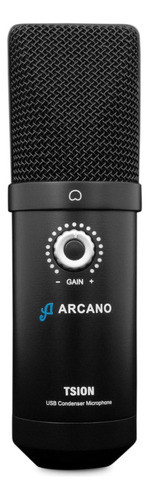 Microfone Arcano Tsion Condensador Cardioide Cor Preto