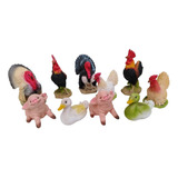 Animales Para Nacimiento Navideño Mini 10 Pcs Surtido 