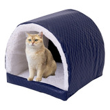 Cama Gato Toca Iglu Inverno Casa Sherpa Impermeavel Cores