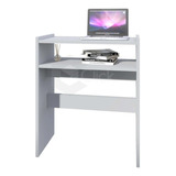 Mesa Gamer Para Computador Home Office Branca Mdp Com Prat