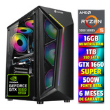 Pc Cpu Gamer Ryzen 5 5600g Ram 16gb Ssd 1tb Gtx 1660 Super