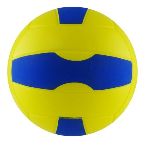 Balón Esponja Pu. Vóleibol 7 Amarillo/azul