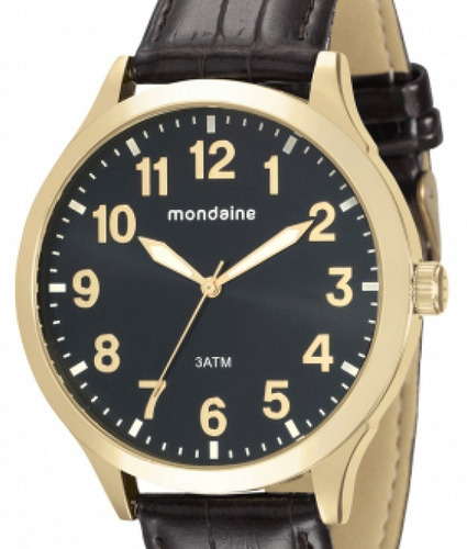 Relógio Mondaine Masculino Couro - 76659gpmvdh3