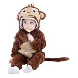 Kigurumi Mameluco Para Bebe De Changuito Monkey Mono