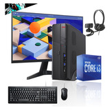 Pc Slim Combo 24: Intel Core I3 Uhd 630 8gb 500gb Wifi