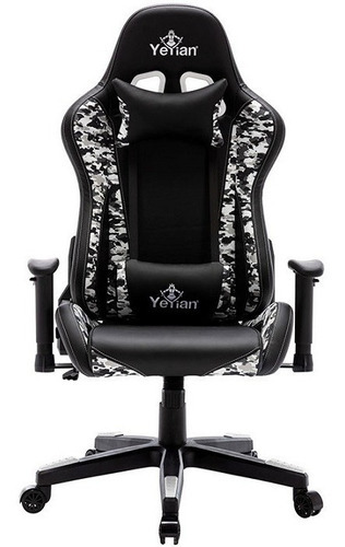 Silla Gamer Ergonomica Yeyian Ryuji Snow Serie 2500 Negro