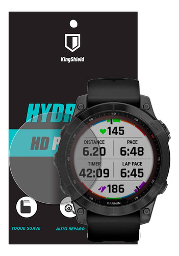 Película Garmin Fênix 7 (47mm) Kingshield Gel (3x Unid)