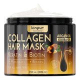 Máscara Capilar Para Cabello Seco Dañado Con Colágeno, B.