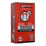 Grampas Sujeta Cable Tacsa N° 16 Tip Bajo Plomo X20 Cajas