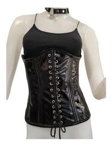 Corset Macbet - Charol Asthetic Gotico Dark Victoriano Busto