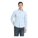 Camisa Hombre Casual Slim Fit Celeste Dockers A4253-0037