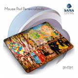 Pack 3 Mouse Pad Personalizados Tapete Raton Dia De Muertos