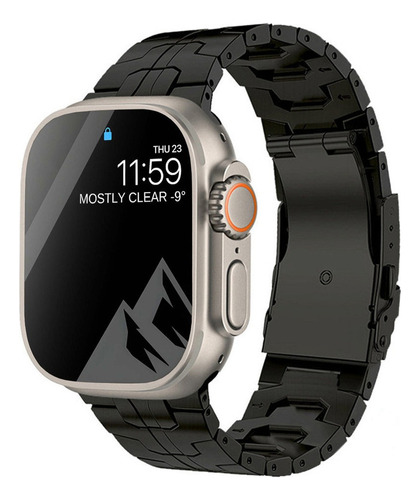 Titanium Metal Strap For Iwatch Ultra 9 8 7 Se 6 5