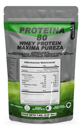 Whey Proteína Suero De Leche Puro Lac Prodan 80